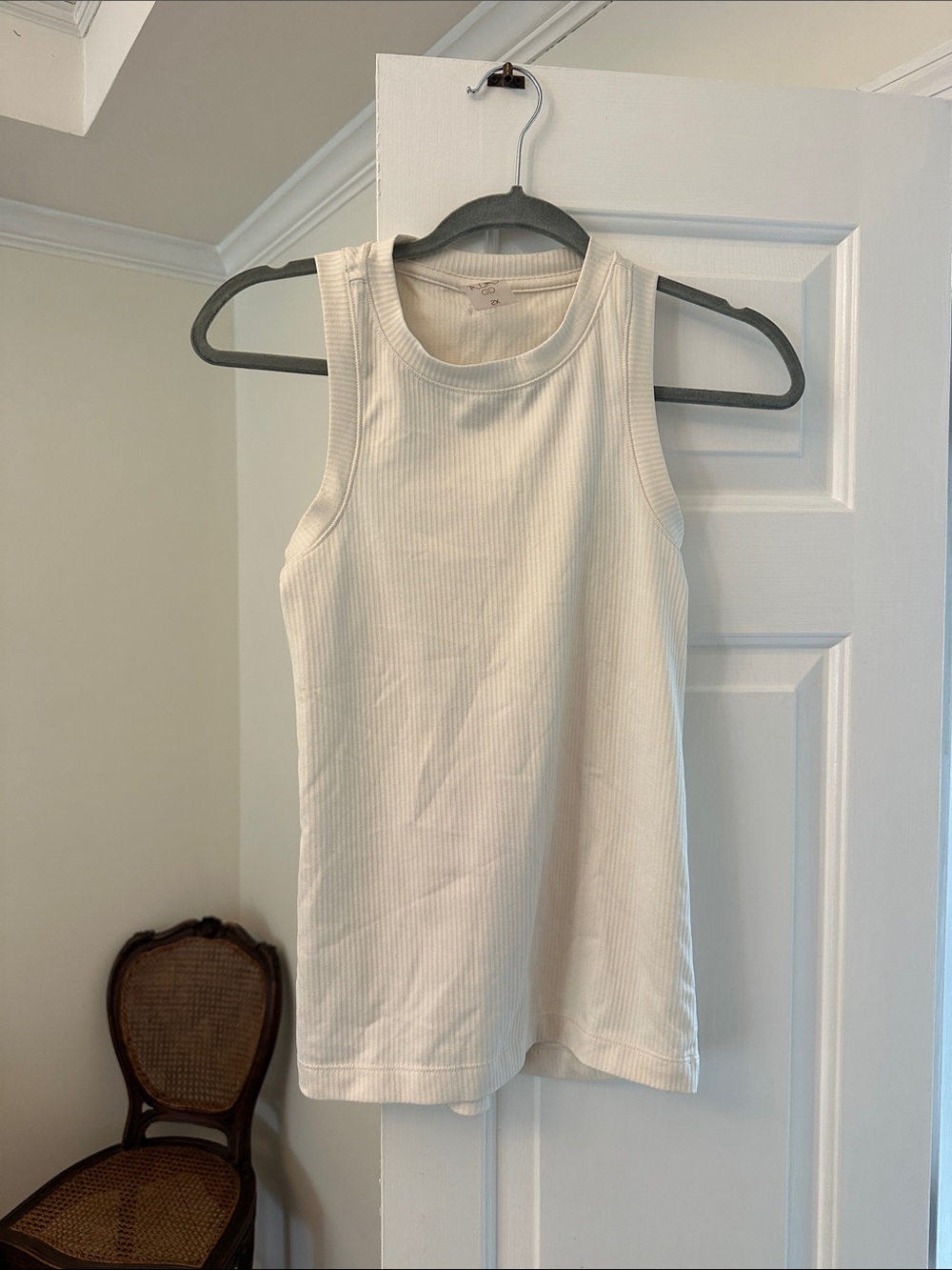 Calia Women's Ribbed Tank Top - Cream